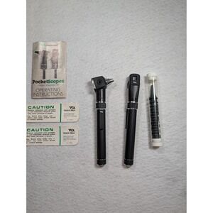 Welch Allyn PocketScope 2.5V otoscope head ophthalmoscope head battery handle